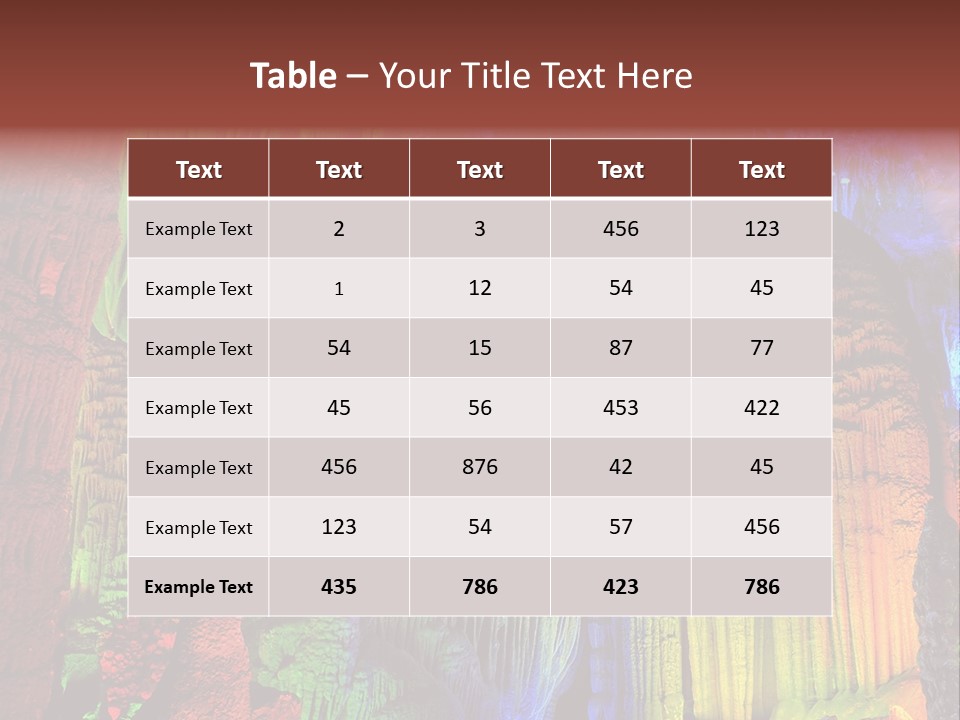 Passage Interior Terra PowerPoint Template