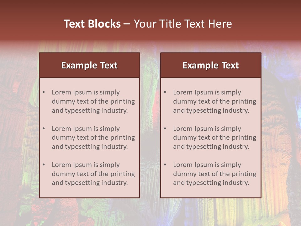 Passage Interior Terra PowerPoint Template