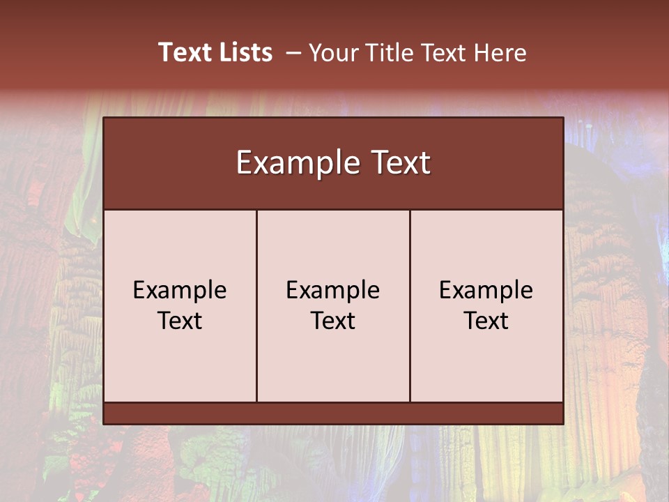 Passage Interior Terra PowerPoint Template