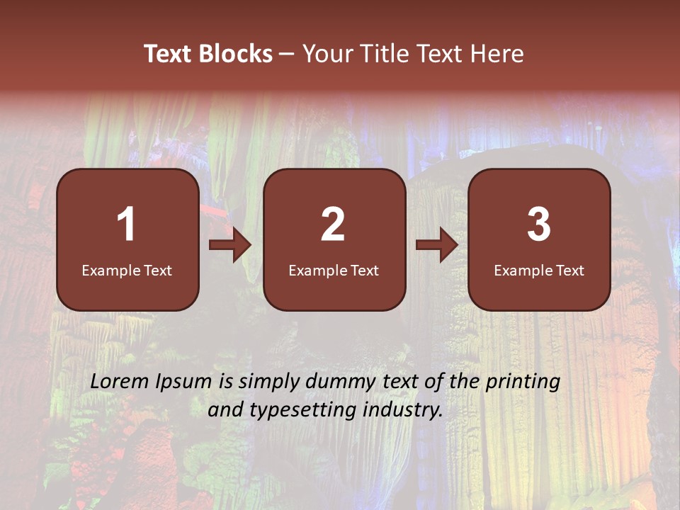 Passage Interior Terra PowerPoint Template