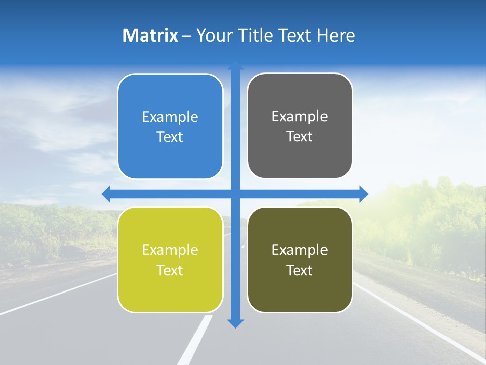 Summer Way Nonurban PowerPoint Template