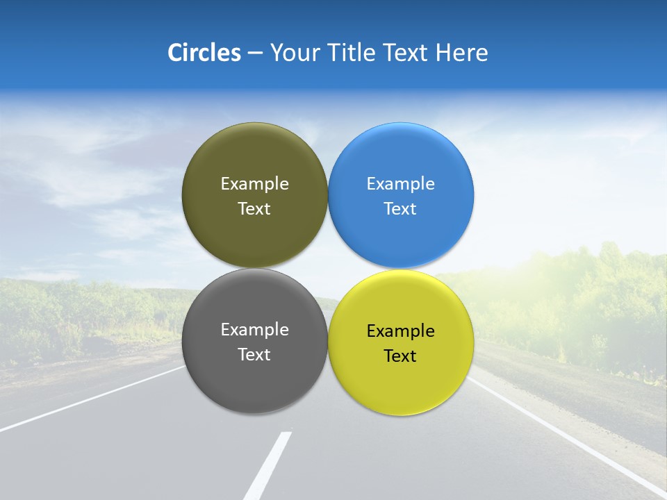 Summer Way Nonurban PowerPoint Template