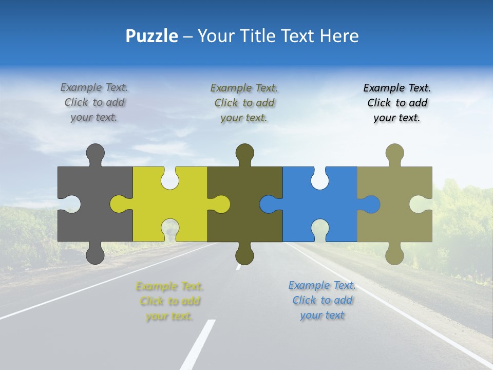 Summer Way Nonurban PowerPoint Template