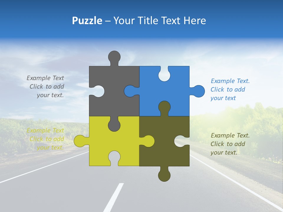 Summer Way Nonurban PowerPoint Template