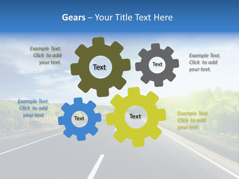 Summer Way Nonurban PowerPoint Template