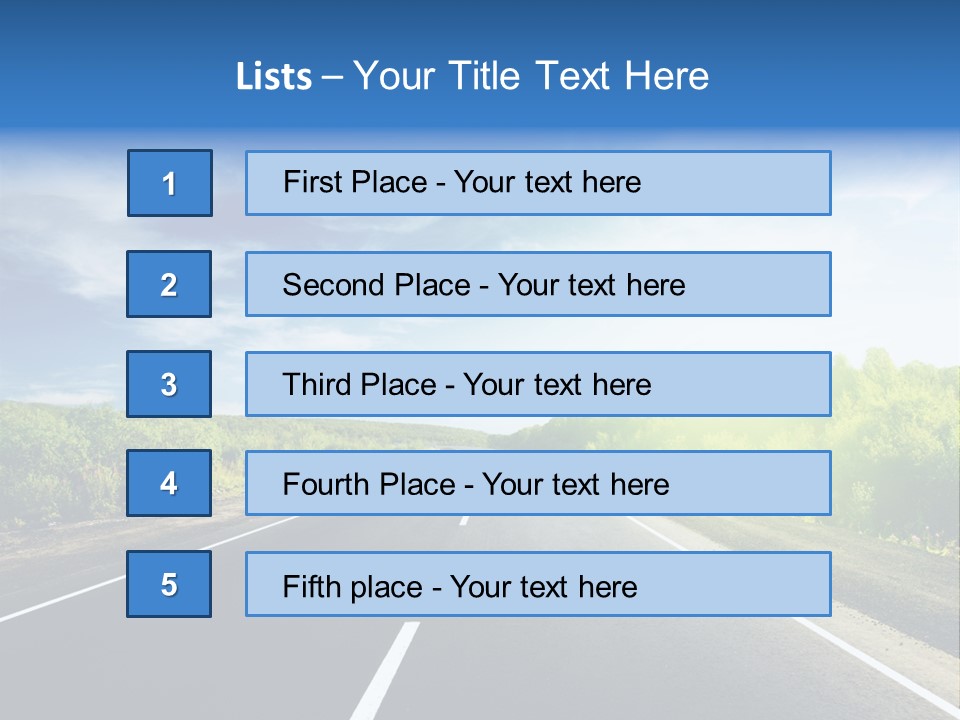Summer Way Nonurban PowerPoint Template