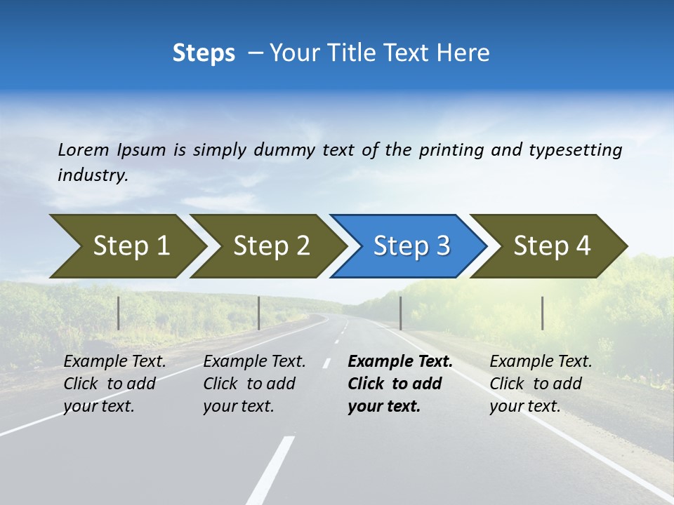 Summer Way Nonurban PowerPoint Template