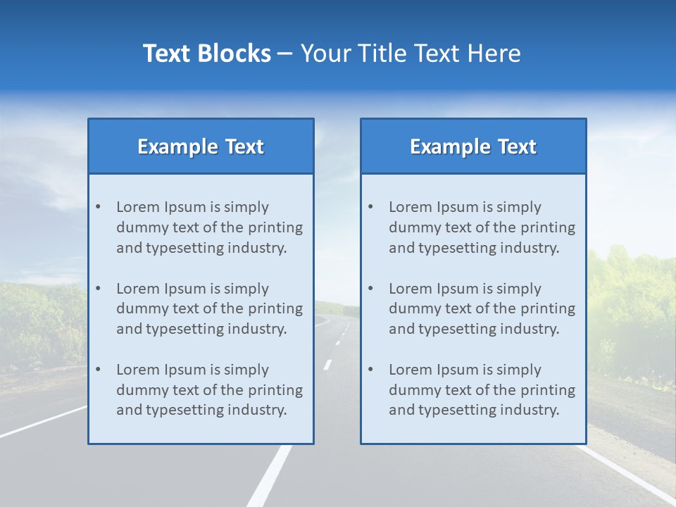 Summer Way Nonurban PowerPoint Template