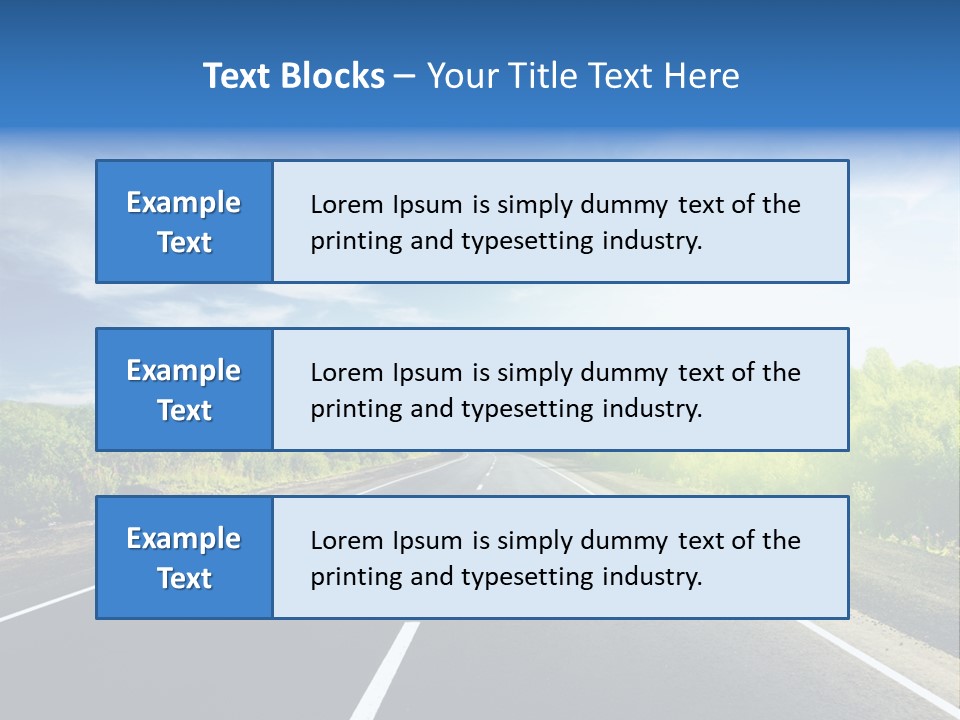 Summer Way Nonurban PowerPoint Template