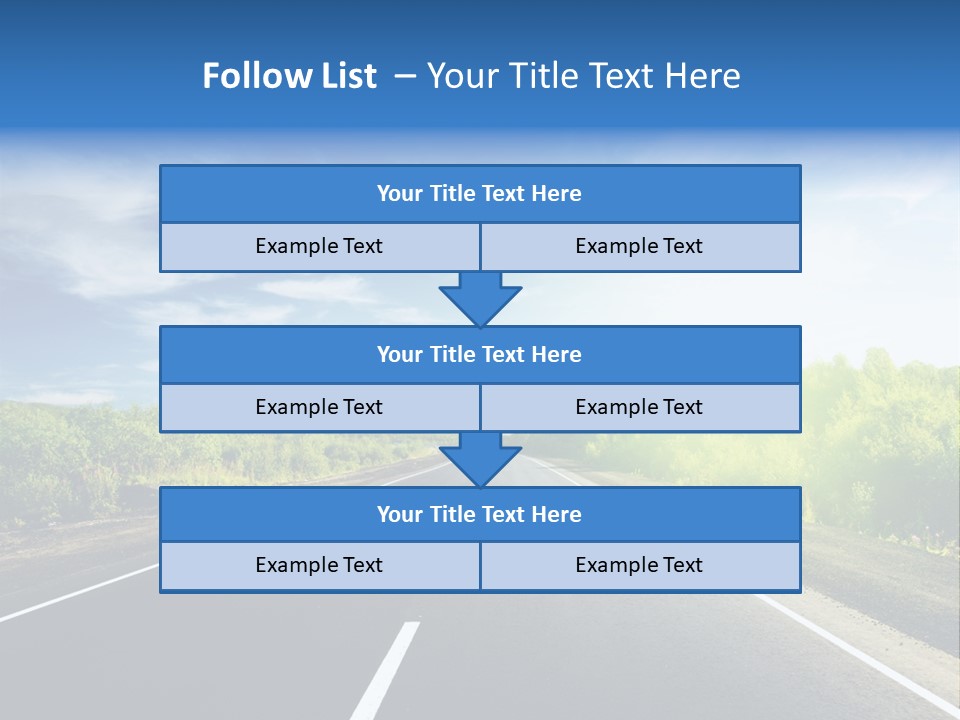 Summer Way Nonurban PowerPoint Template