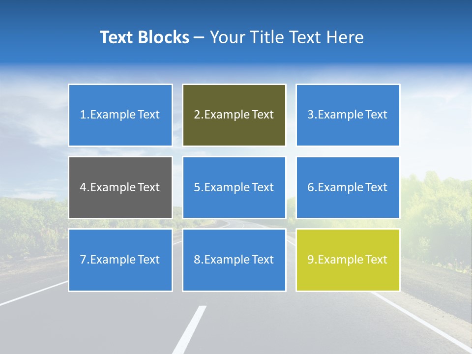 Summer Way Nonurban PowerPoint Template