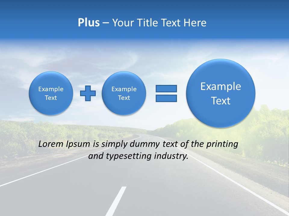 Summer Way Nonurban PowerPoint Template
