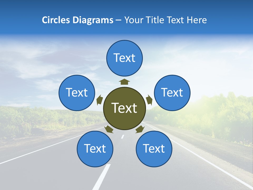 Summer Way Nonurban PowerPoint Template