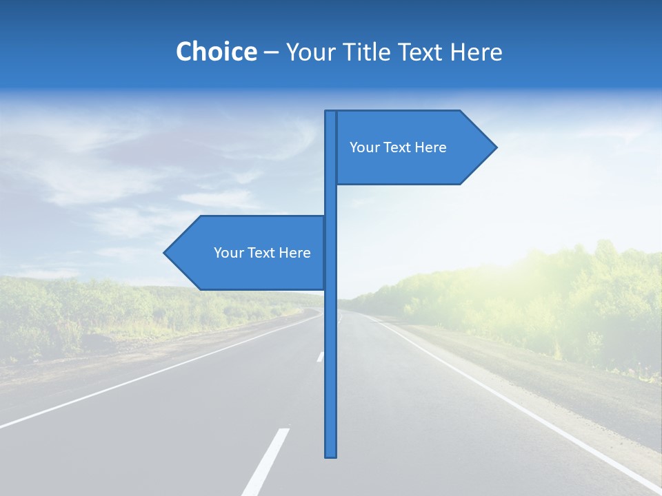 Summer Way Nonurban PowerPoint Template