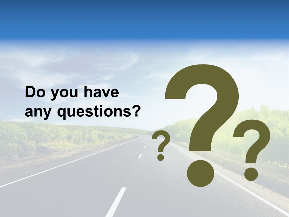 Summer Way Nonurban PowerPoint Template