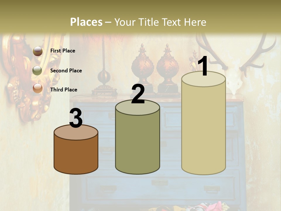 American Beautiful Girl PowerPoint Template