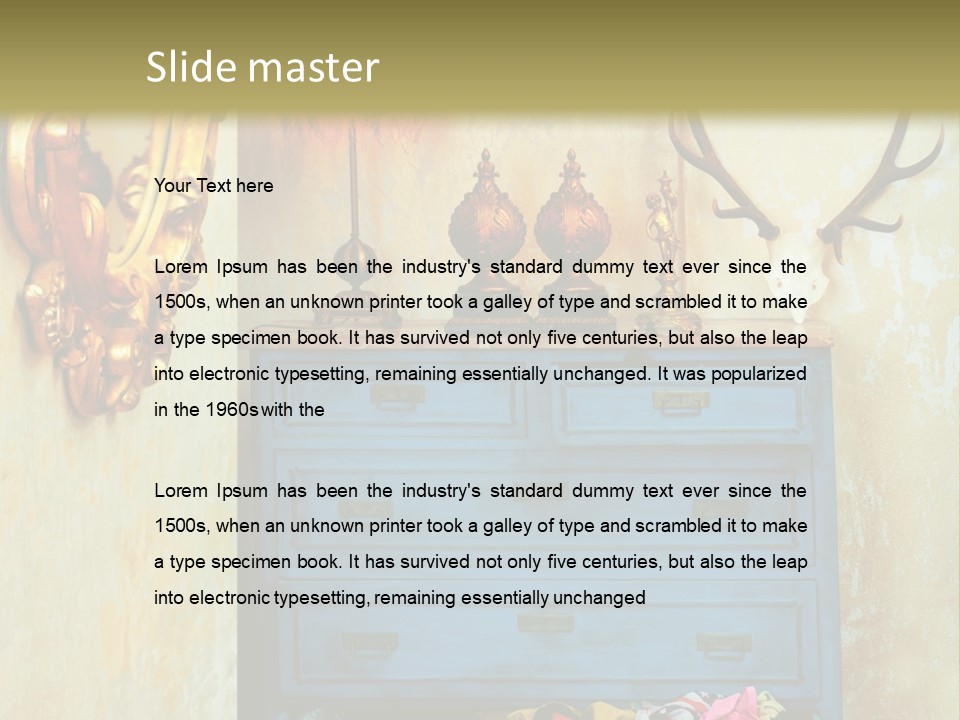 American Beautiful Girl PowerPoint Template