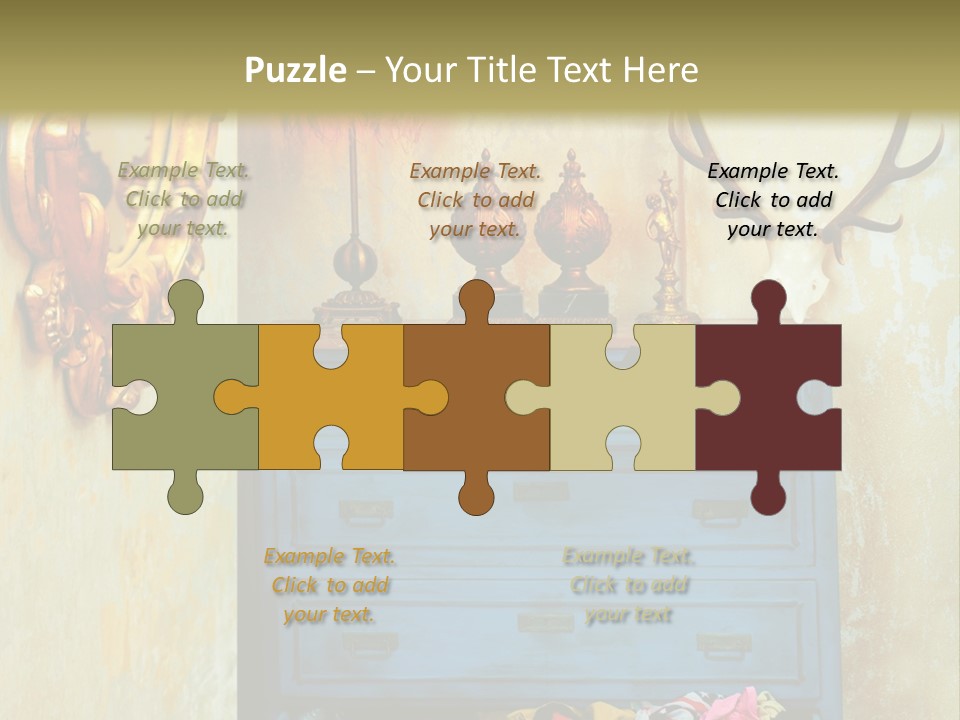 American Beautiful Girl PowerPoint Template