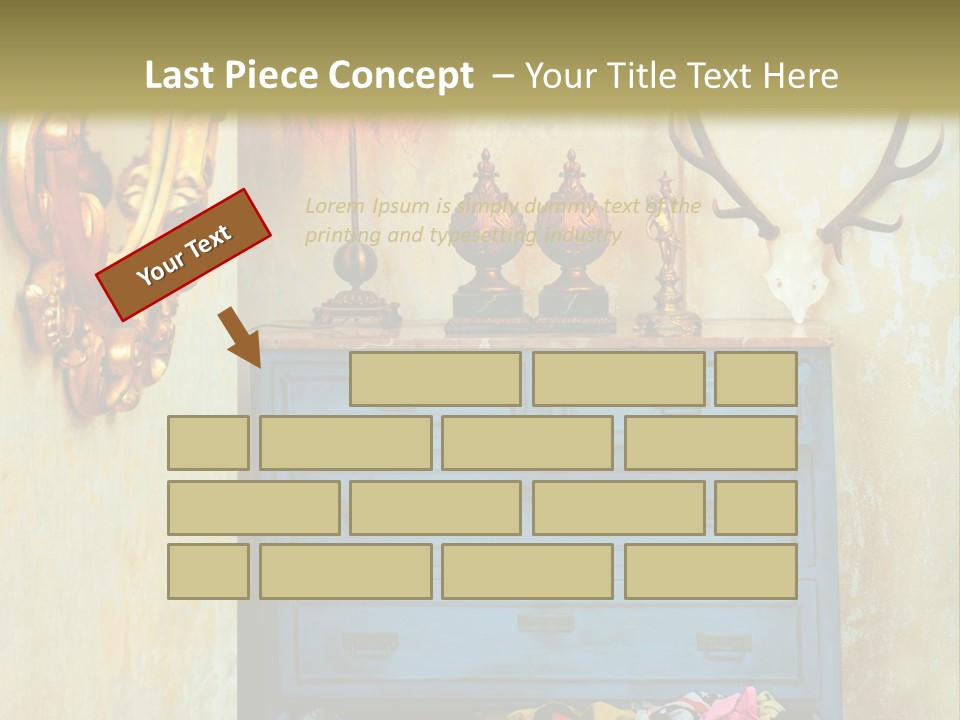 American Beautiful Girl PowerPoint Template