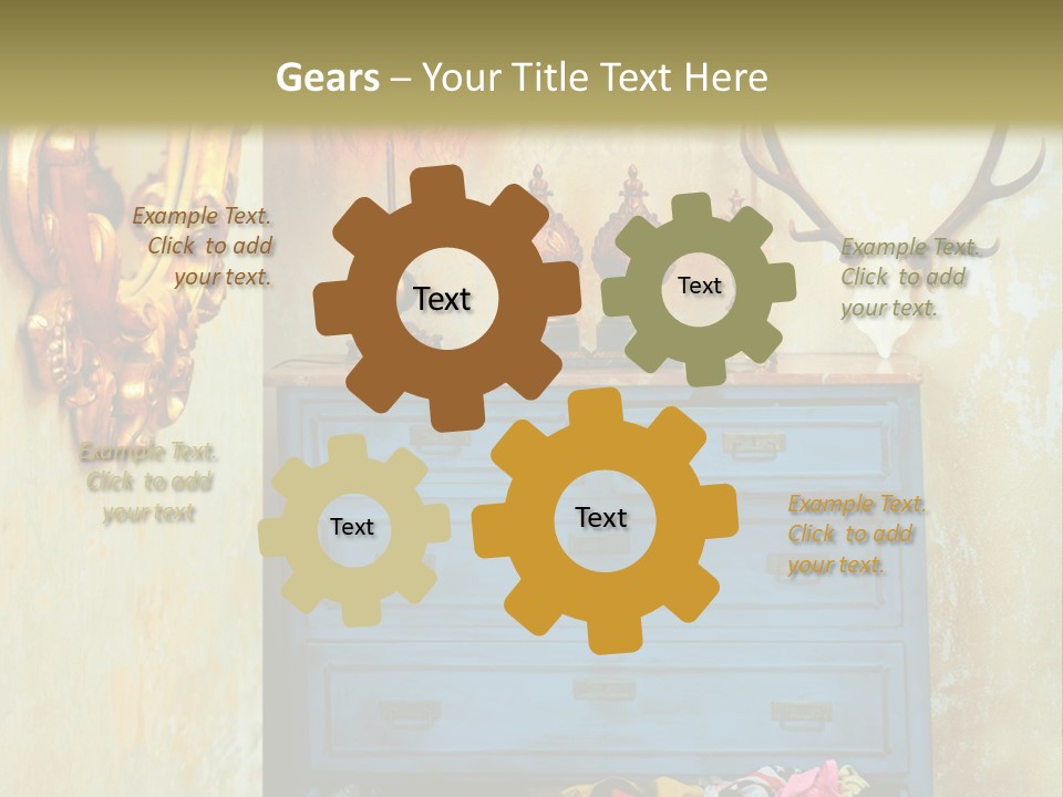 American Beautiful Girl PowerPoint Template