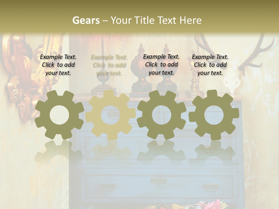 American Beautiful Girl PowerPoint Template