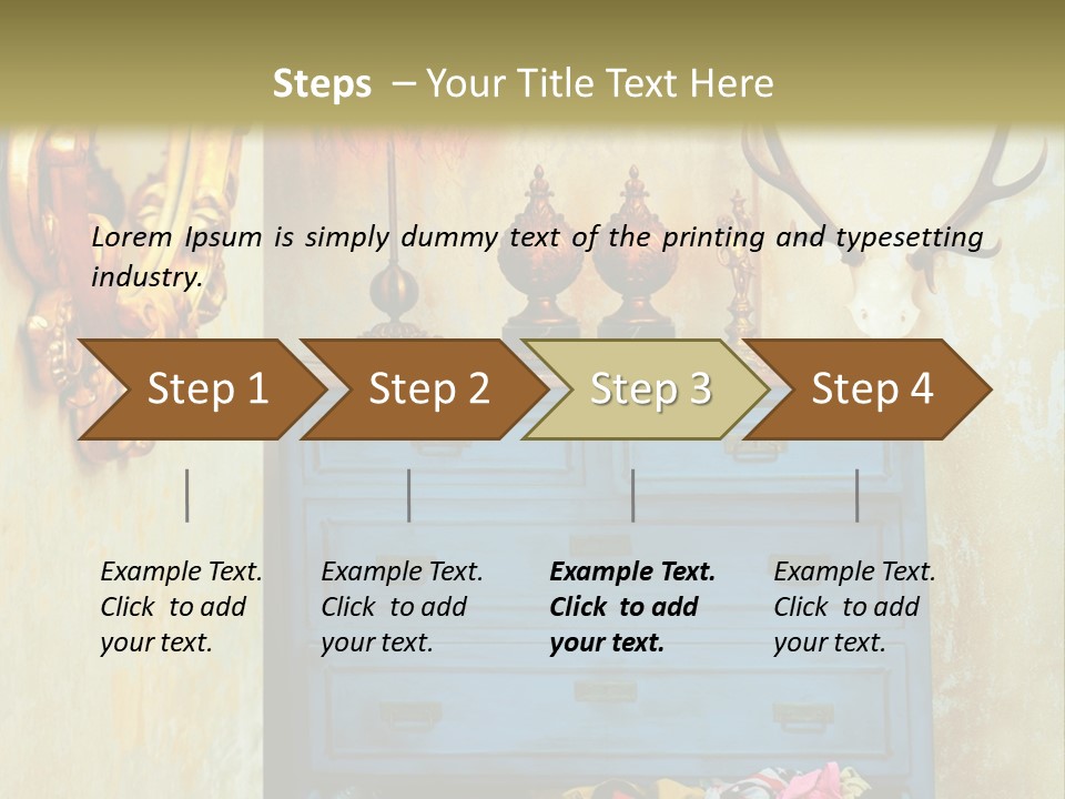 American Beautiful Girl PowerPoint Template