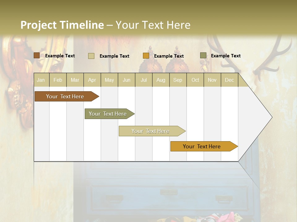 American Beautiful Girl PowerPoint Template