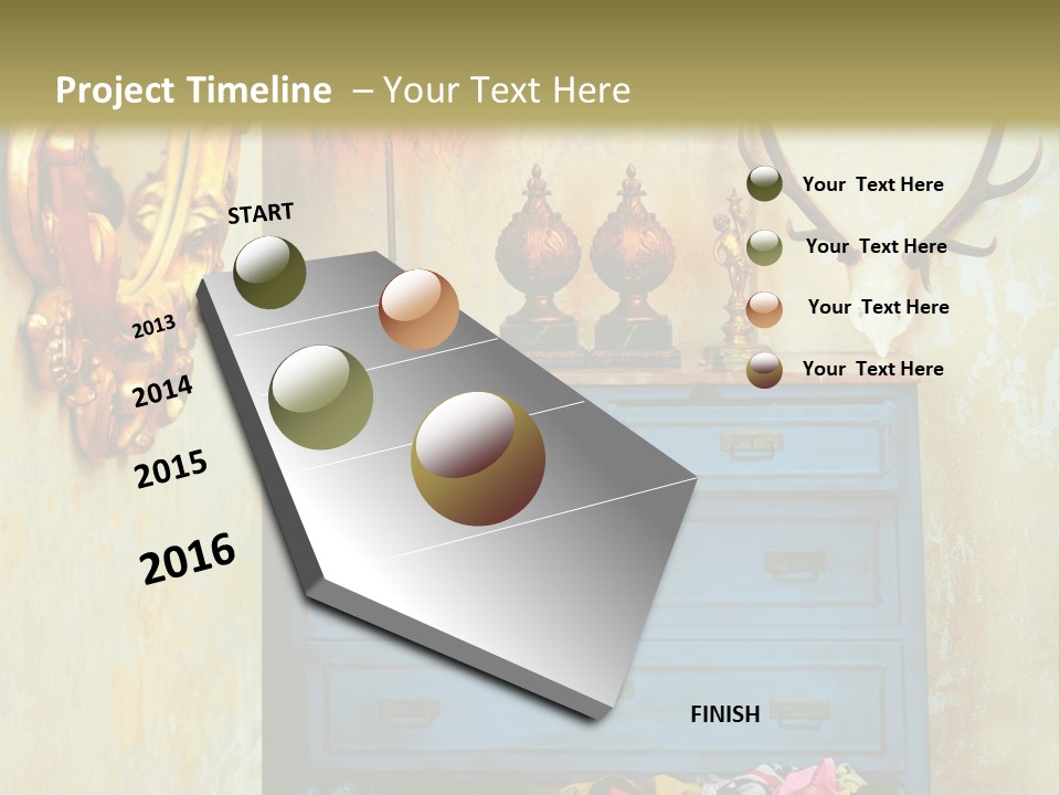 American Beautiful Girl PowerPoint Template