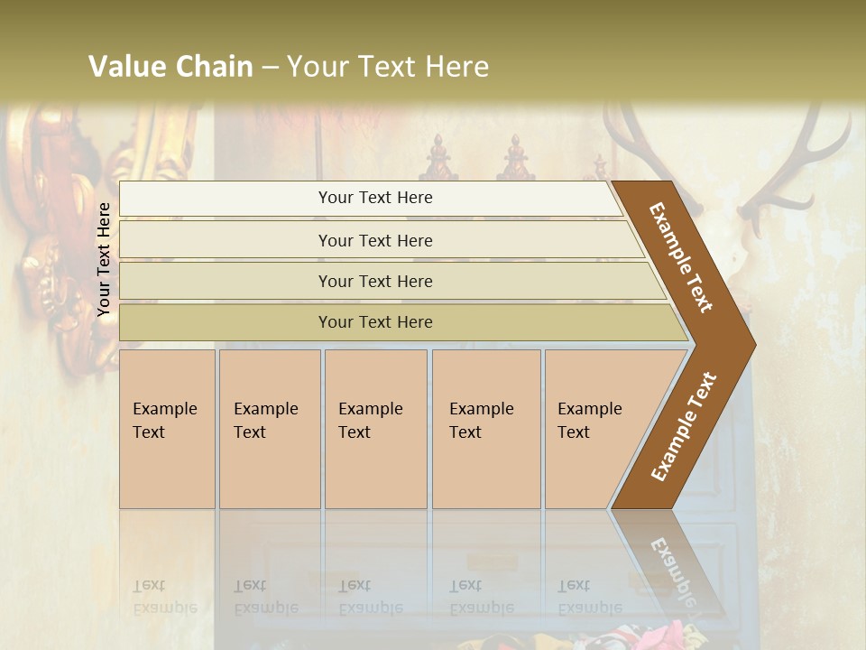 American Beautiful Girl PowerPoint Template