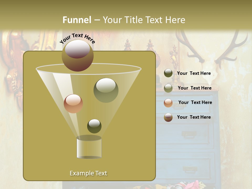 American Beautiful Girl PowerPoint Template