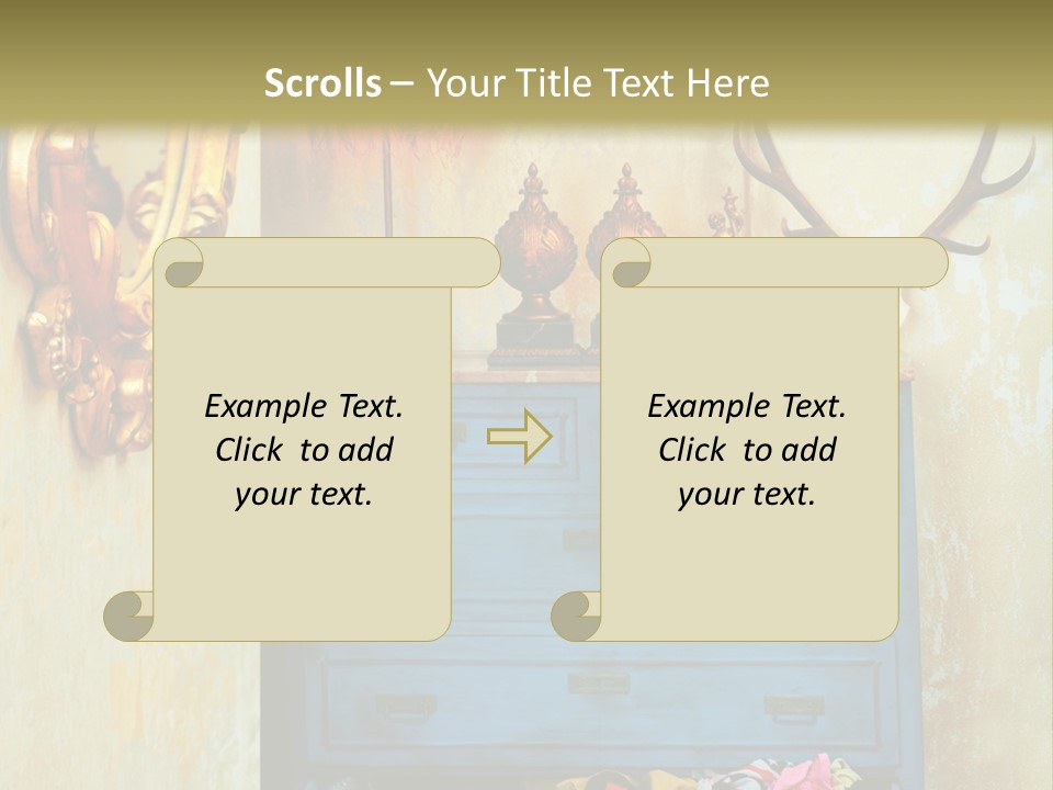 American Beautiful Girl PowerPoint Template