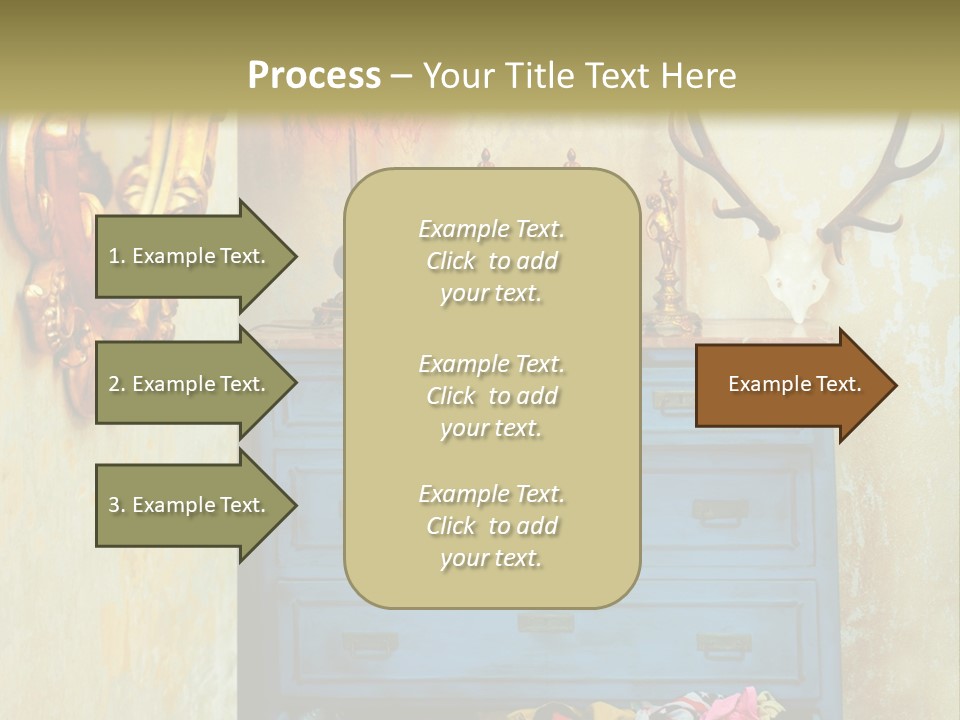 American Beautiful Girl PowerPoint Template