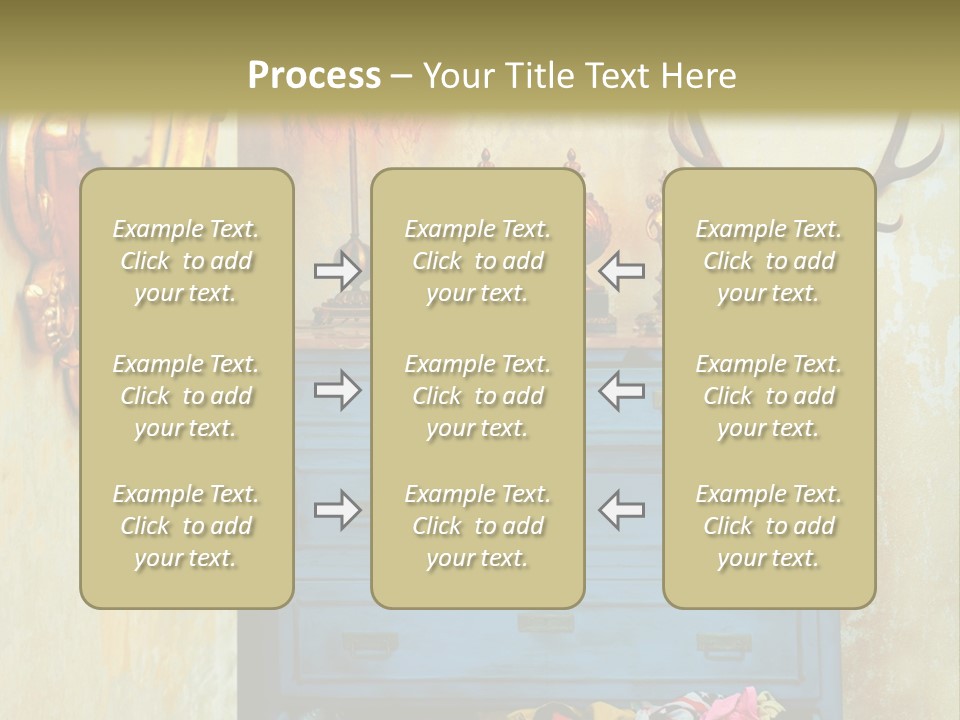 American Beautiful Girl PowerPoint Template