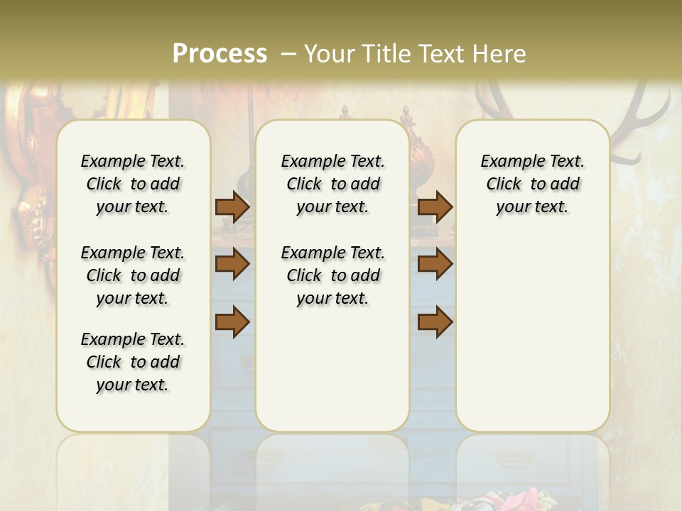 American Beautiful Girl PowerPoint Template