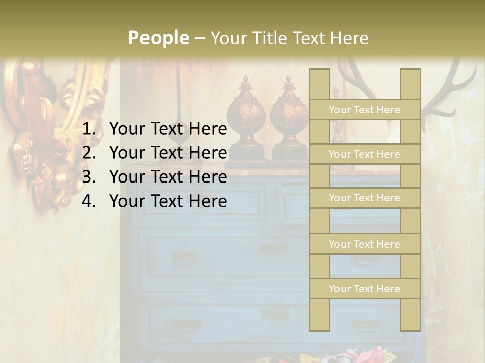 American Beautiful Girl PowerPoint Template