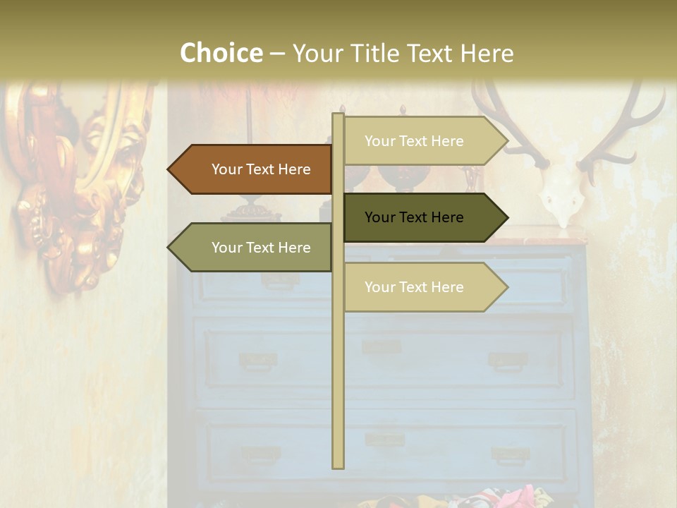 American Beautiful Girl PowerPoint Template