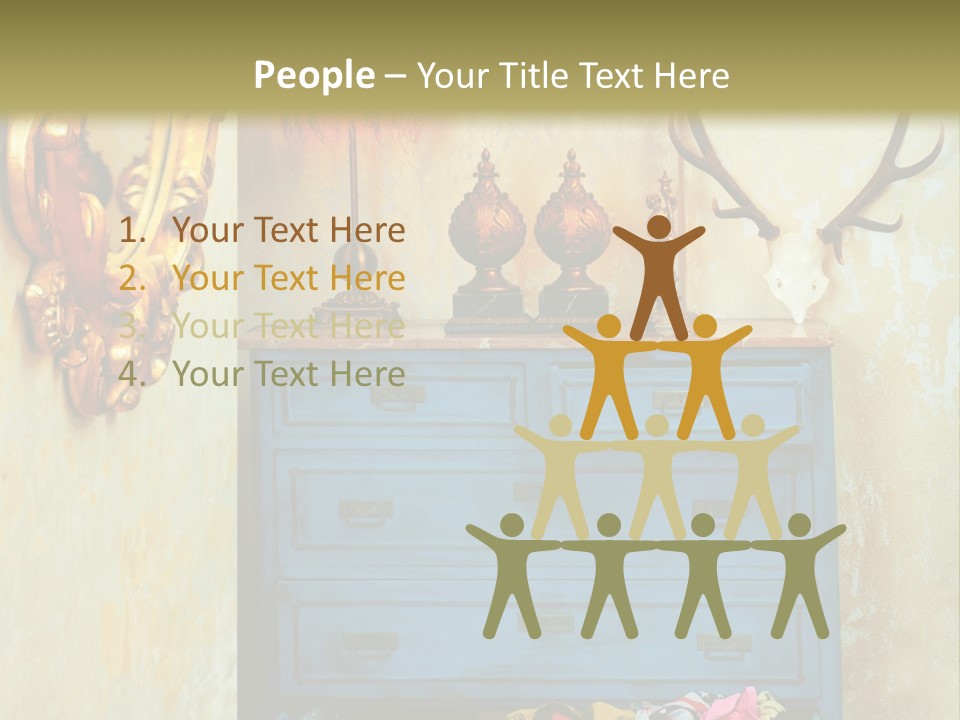 American Beautiful Girl PowerPoint Template