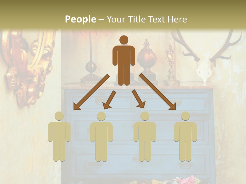 American Beautiful Girl PowerPoint Template