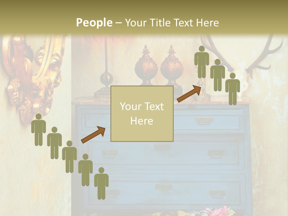 American Beautiful Girl PowerPoint Template