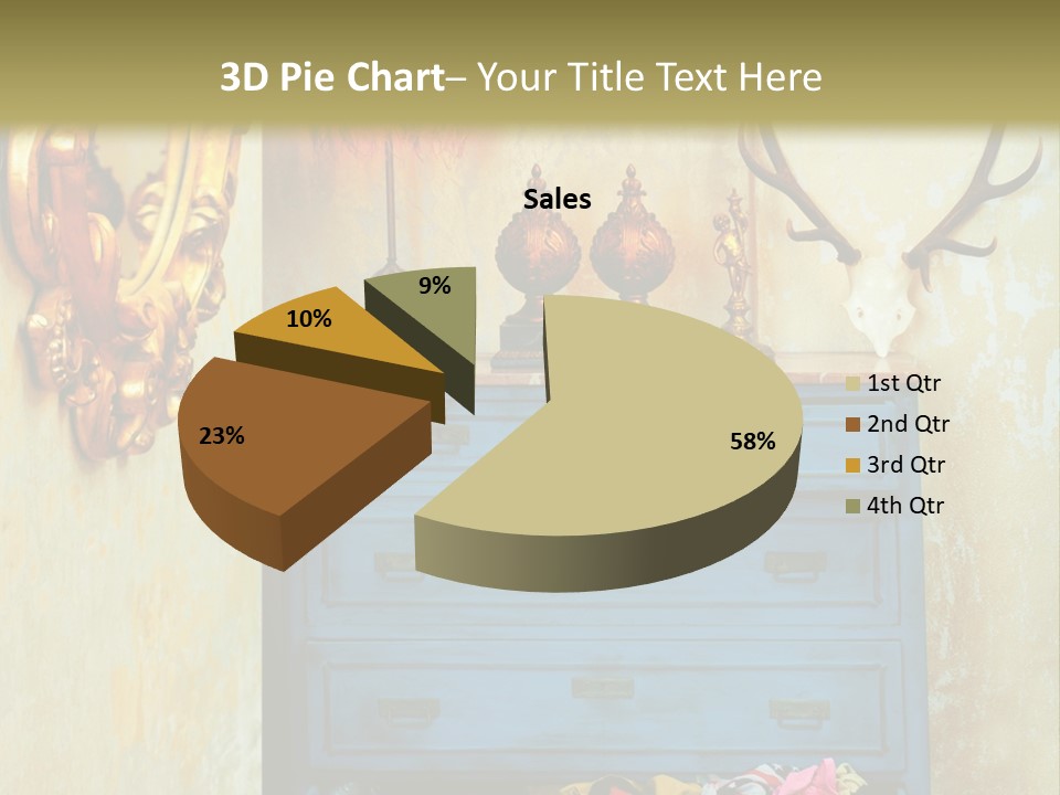 American Beautiful Girl PowerPoint Template