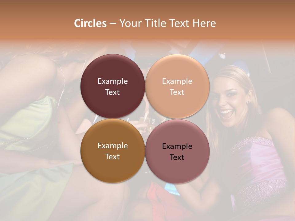 American Beautiful Girl PowerPoint Template