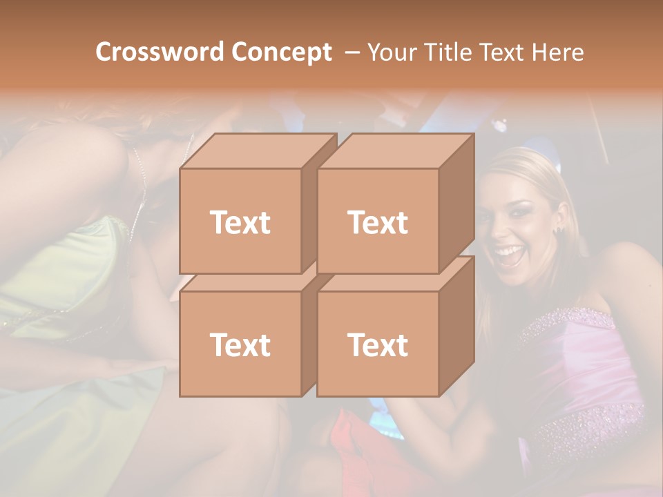 American Beautiful Girl PowerPoint Template