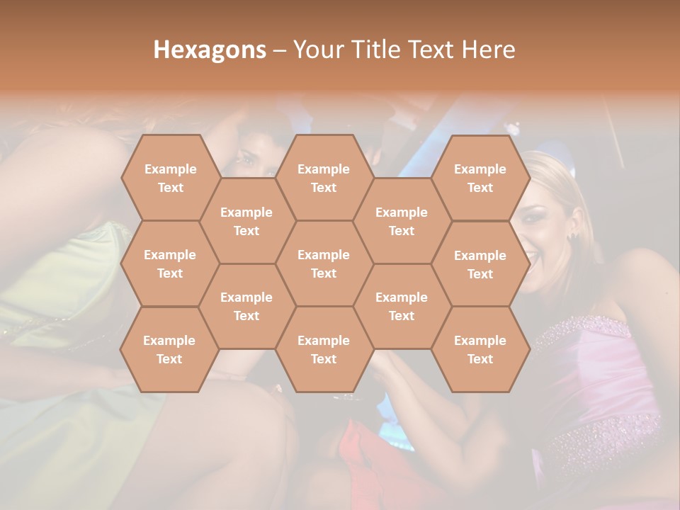 American Beautiful Girl PowerPoint Template