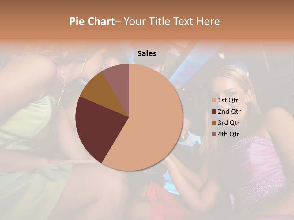 American Beautiful Girl PowerPoint Template