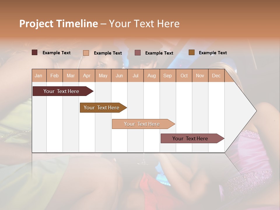 American Beautiful Girl PowerPoint Template