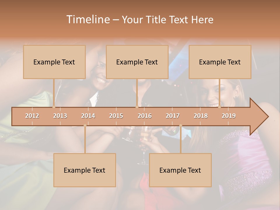 American Beautiful Girl PowerPoint Template