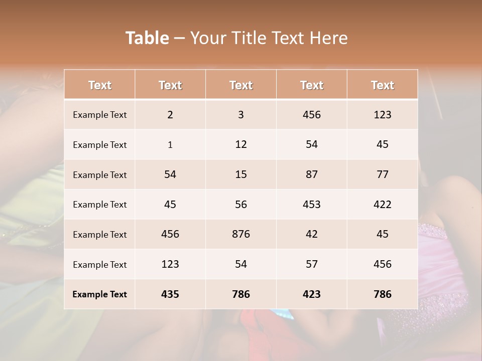 American Beautiful Girl PowerPoint Template