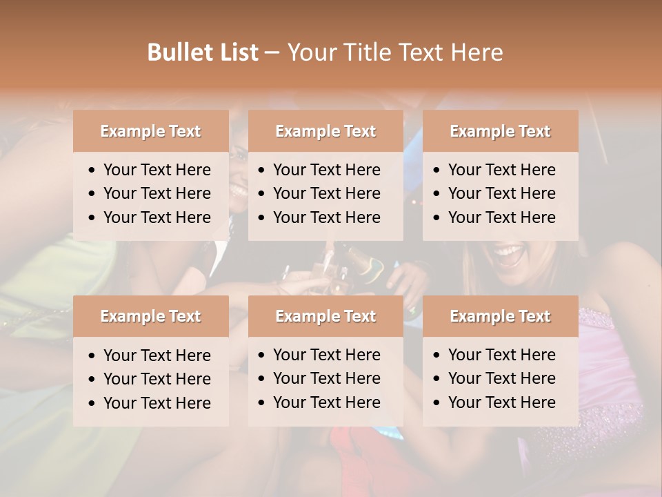 American Beautiful Girl PowerPoint Template