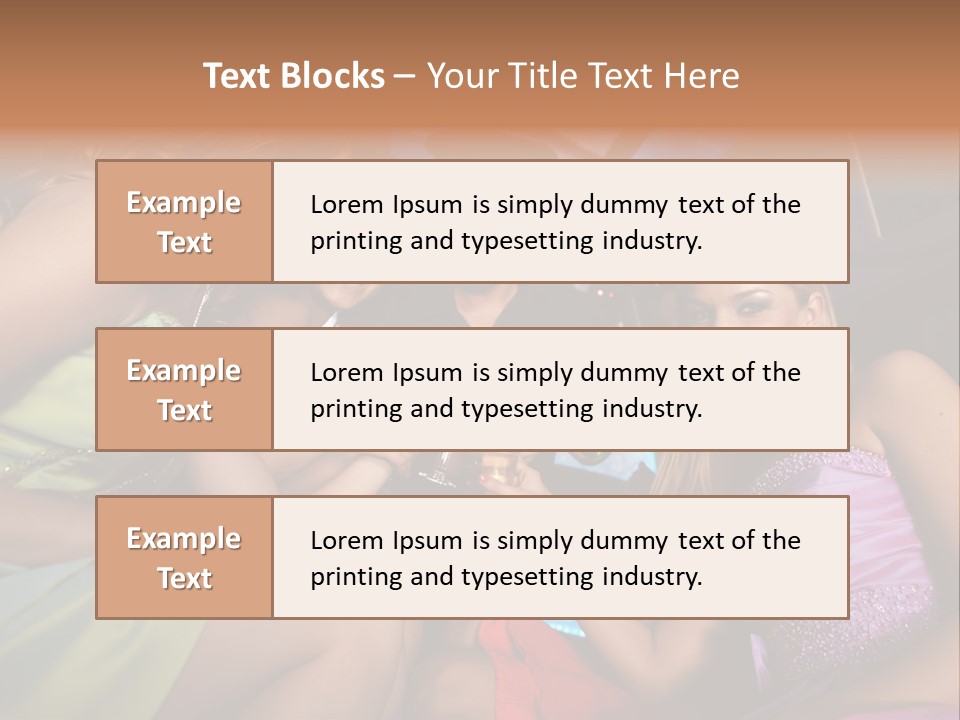 American Beautiful Girl PowerPoint Template