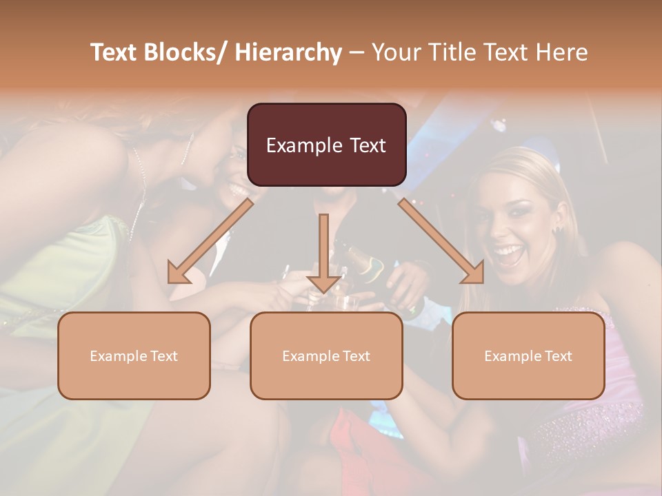 American Beautiful Girl PowerPoint Template